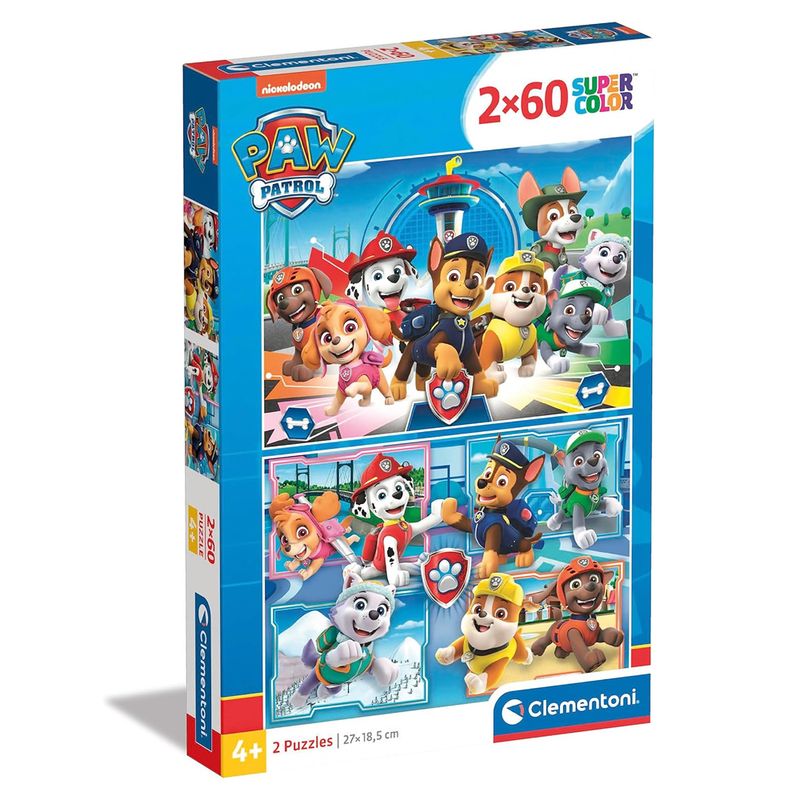 Puzzle Clementoni 2x60 Paw Patrol