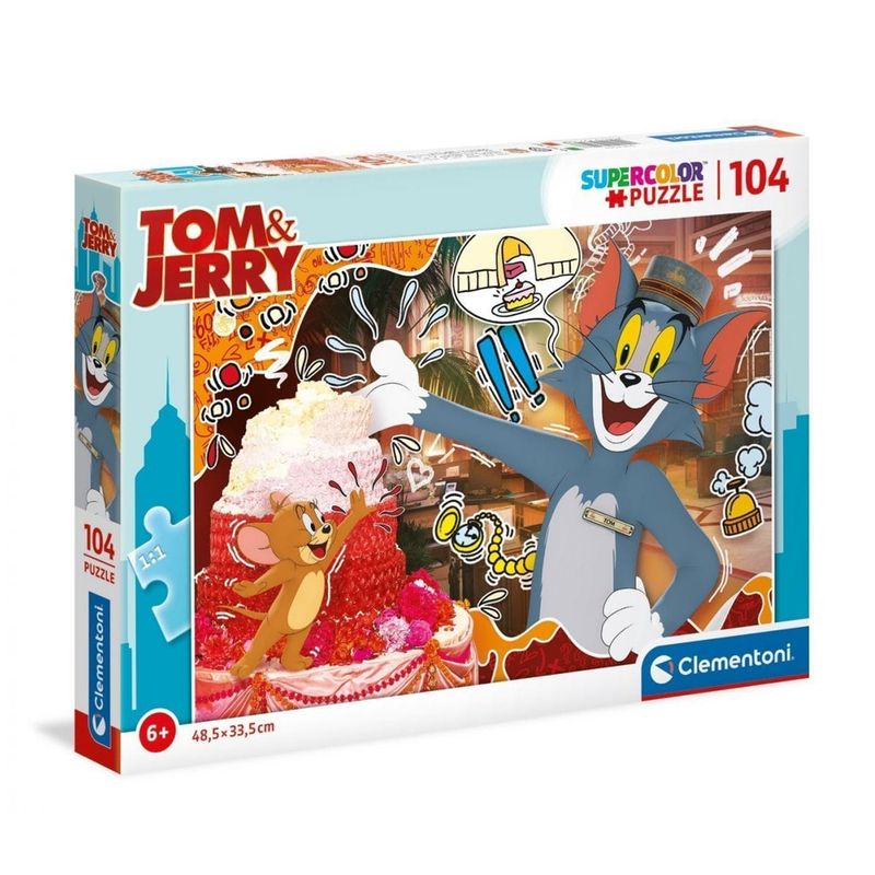 Puzzle Clementoni 104 Tom &amp; Jerry