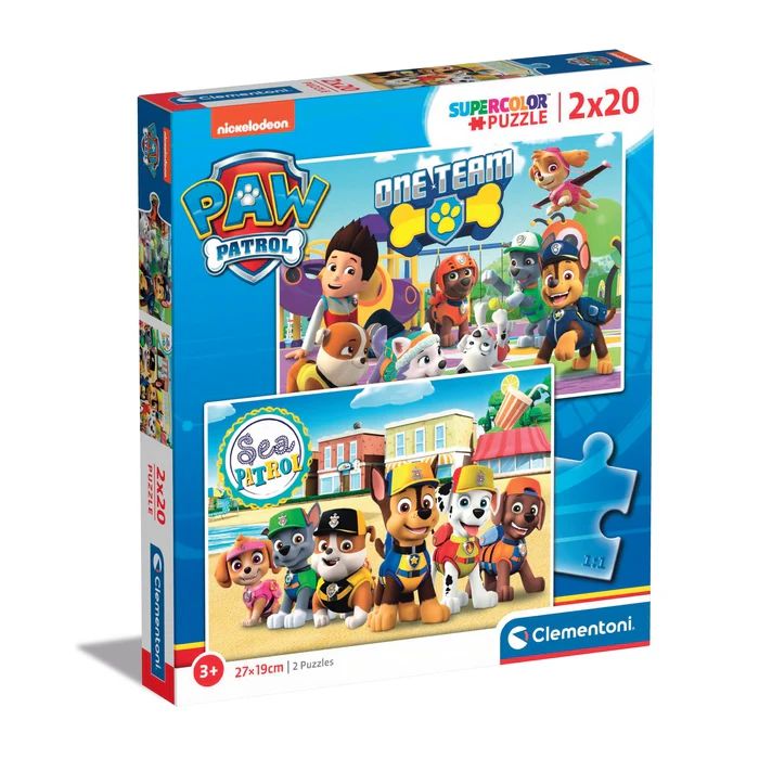 Puzzle Clementoni 2x20 Paw Patrol
