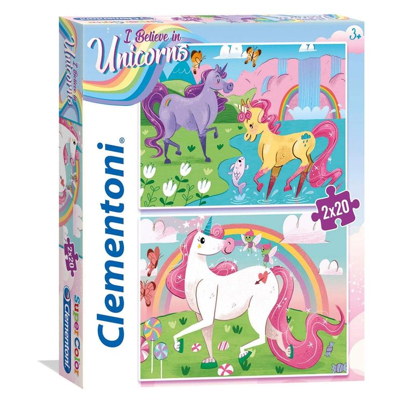 Puzzle Clementoni 2x20 Unicórnios
