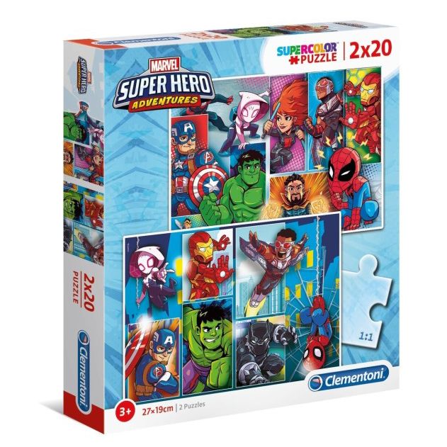 Puzzle Clementoni 2x20 Marvel