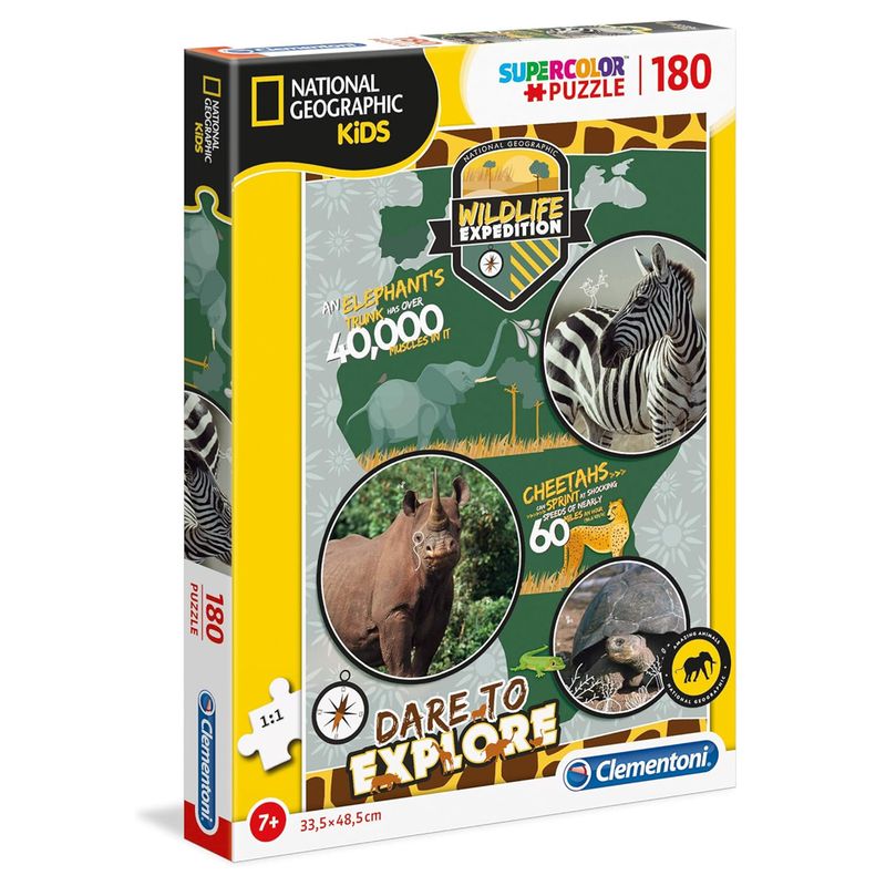 Puzzle Clementoni 180 National Geographic Kids