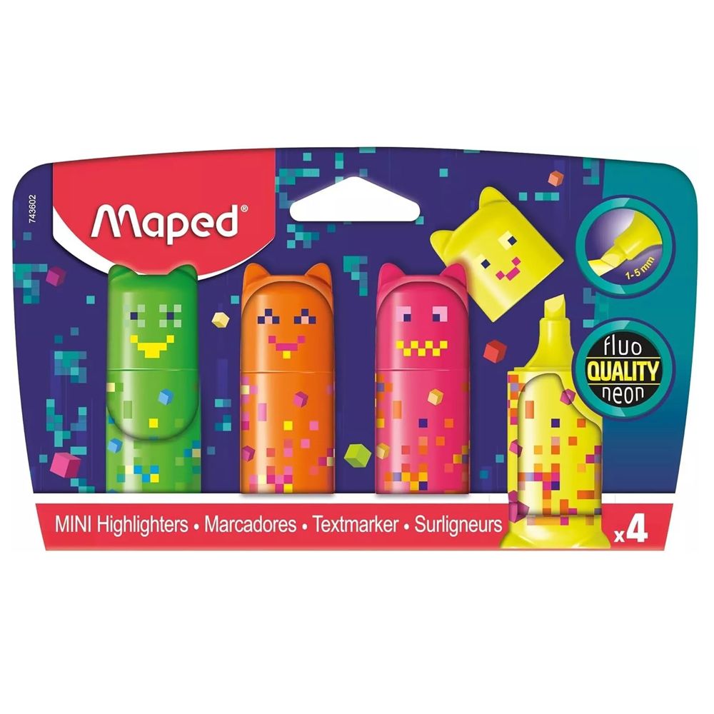 Sublinhadores Maped Fluo Pixel