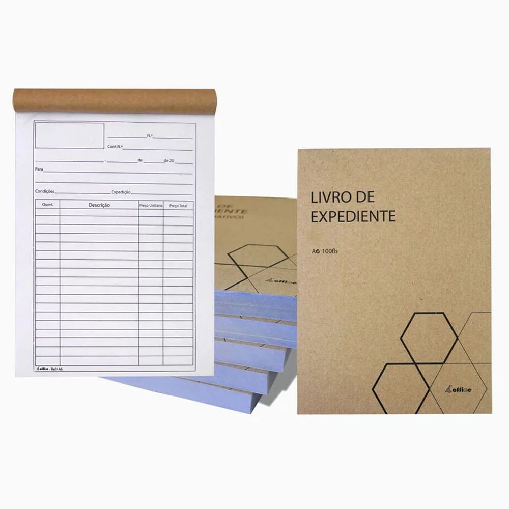 Livro Expediente A5 4Office Autocopiativo