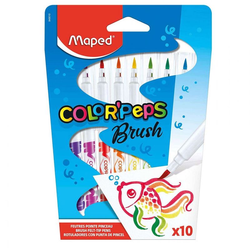 Marcador Maped Color Peps Brush 10