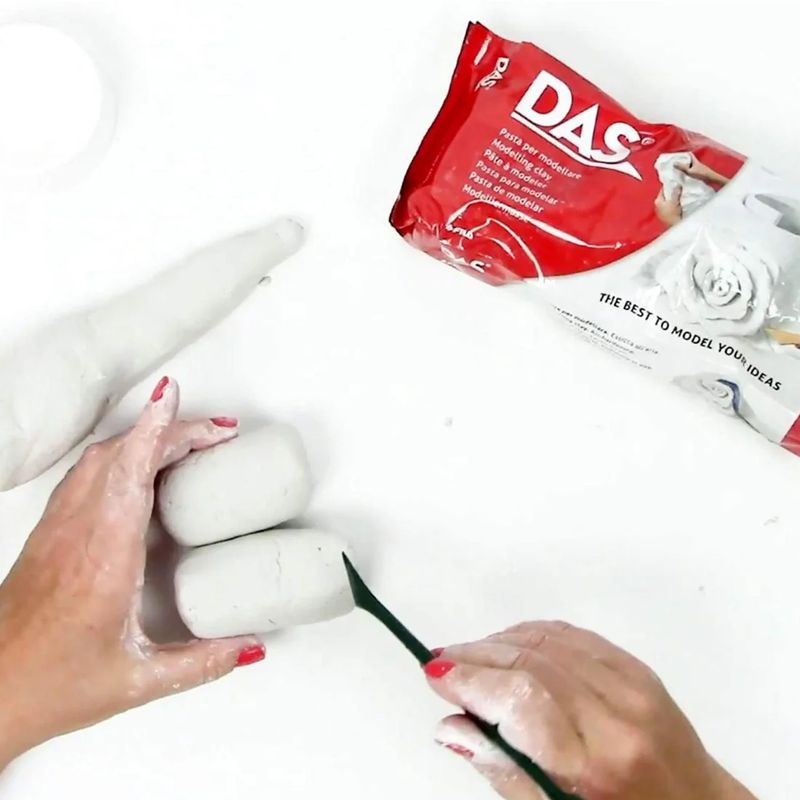 Pasta de Modelar Branco DAS 1Kg
