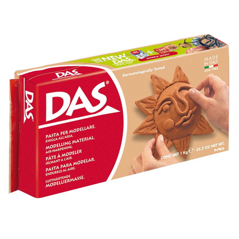 Pasta de Modelar Terracota DAS 1Kg