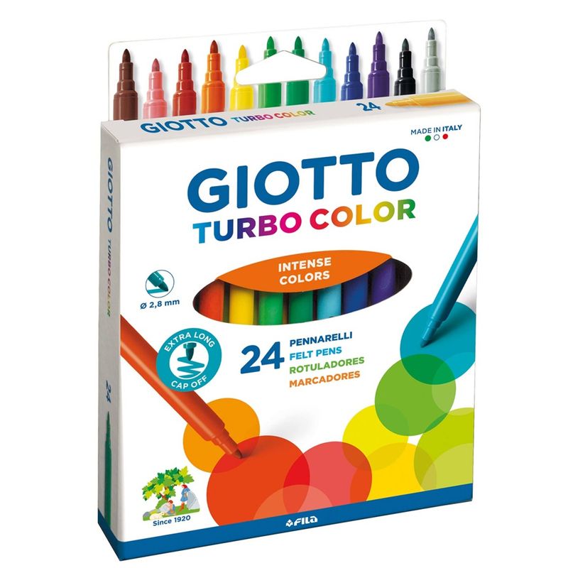 Marcadores Giotto Turbo Color 24