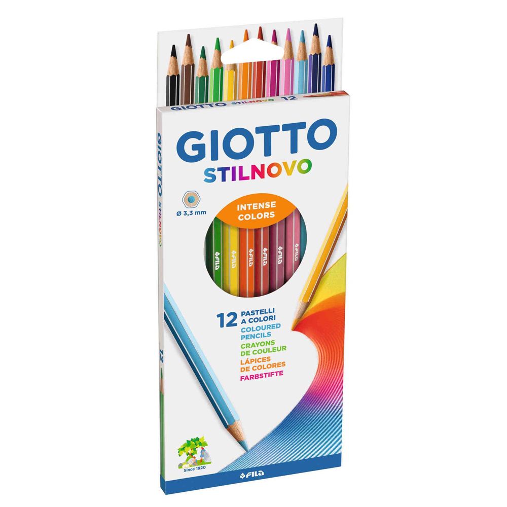Lápis Cor Giotto Stilnovo 12