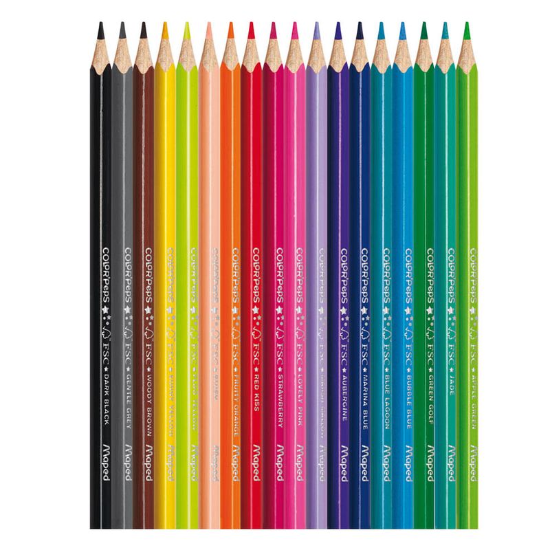 Lápis Cor Maped Color Peps Longo 18