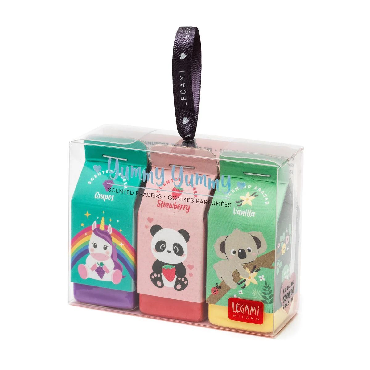 Pack 3 Borrachas Legami Scented
