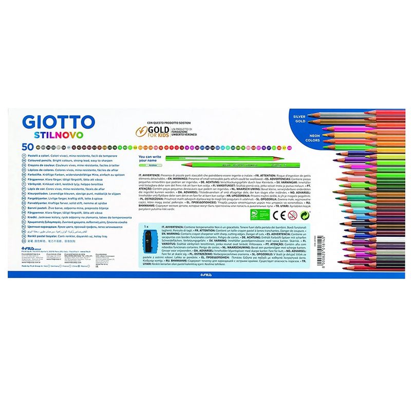 Lápis Cor Giotto Stilnovo 50