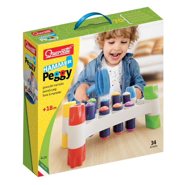 Playeco Jogo Martelo Peggy 34 Pcs