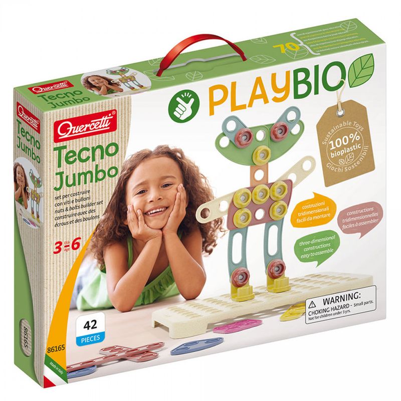 Playbio Construção Tecno Jumbo 45 Pcs
