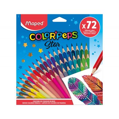 Lápis Cor Maped Color Peps Star 72