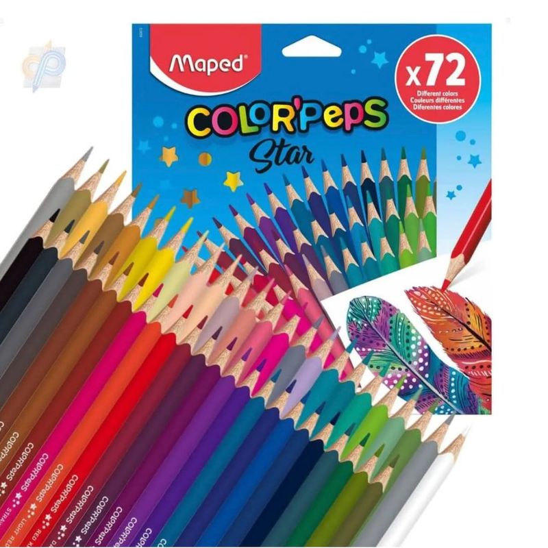 Lápis Cor Maped Color Peps Star 72