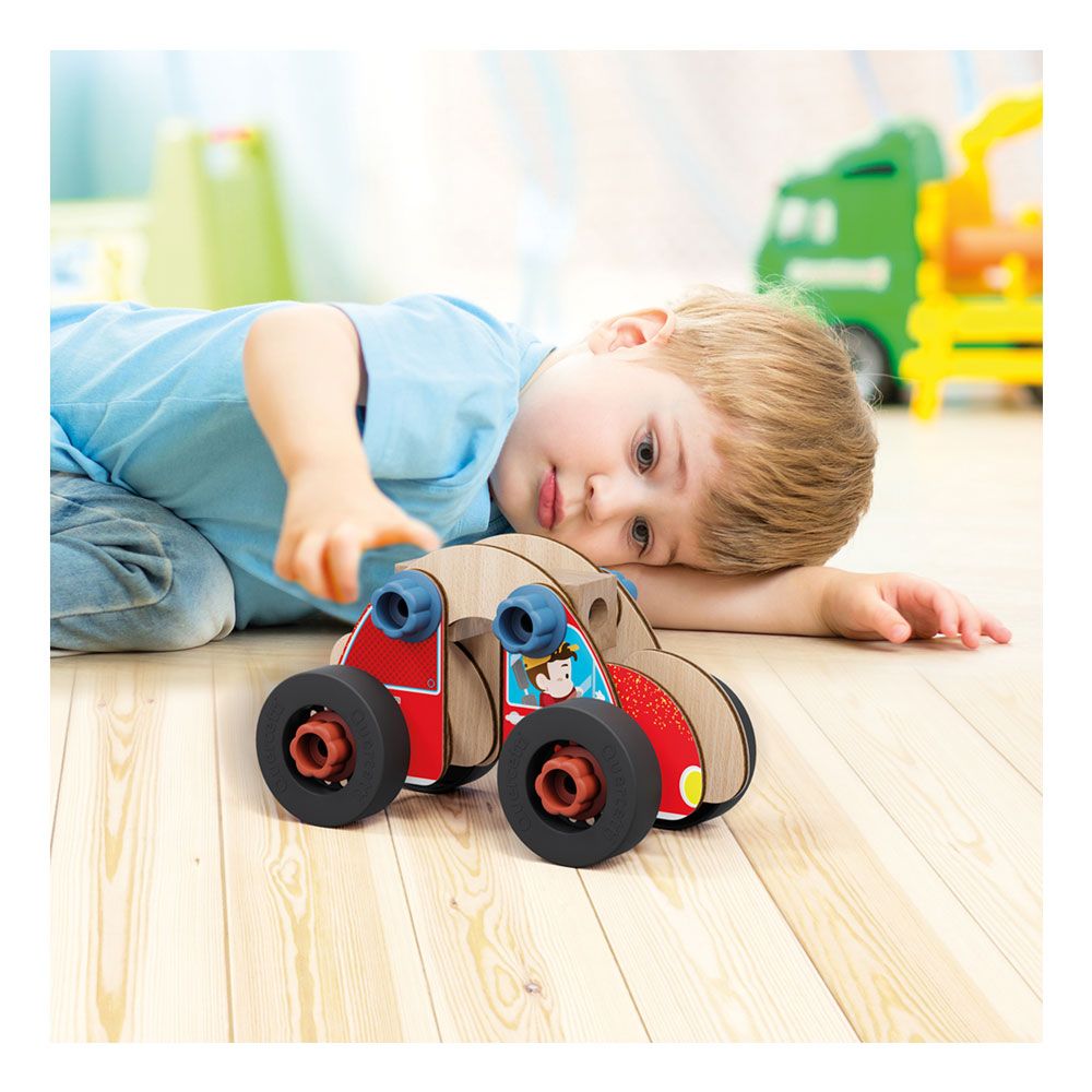 Playbio Veículo Madeira 32 Pcs