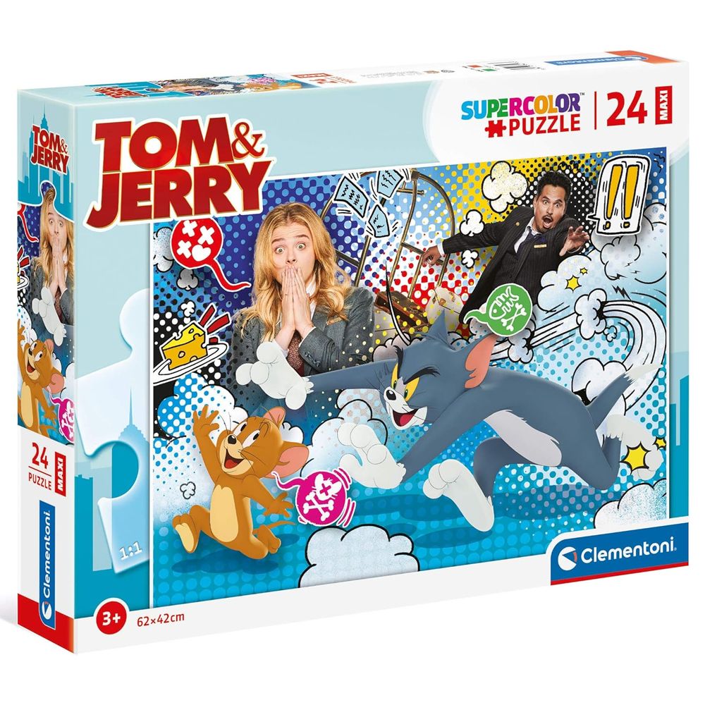 Puzzle Clementoni 24 Maxi Tom &amp; Jerry