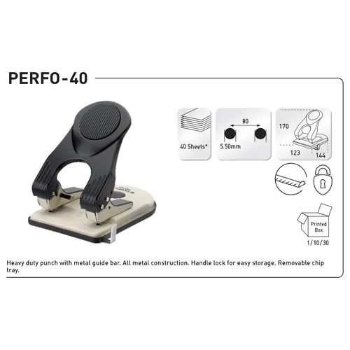 Furador Metálico Kangaro Perfo 40