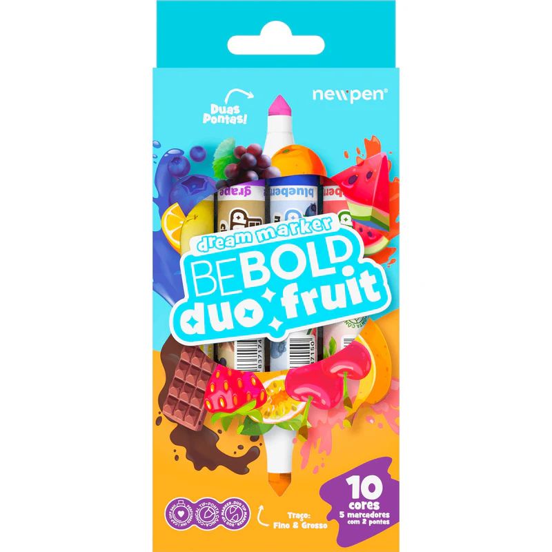 Marcadores BeBold Duo Fruit Pack 5