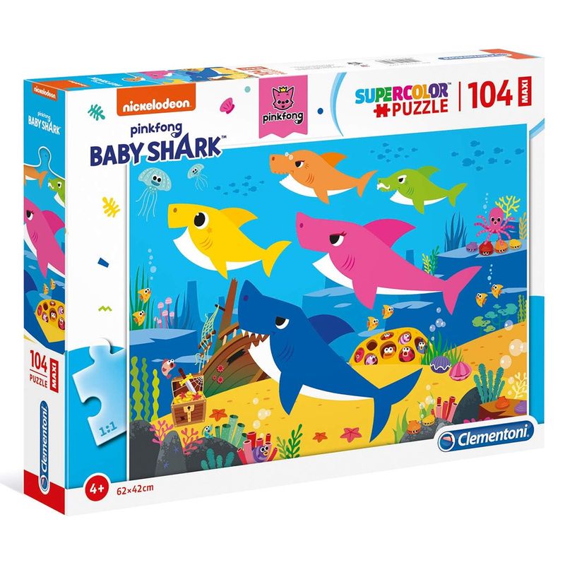 Puzzle Clementoni 104 Maxi Baby Shark