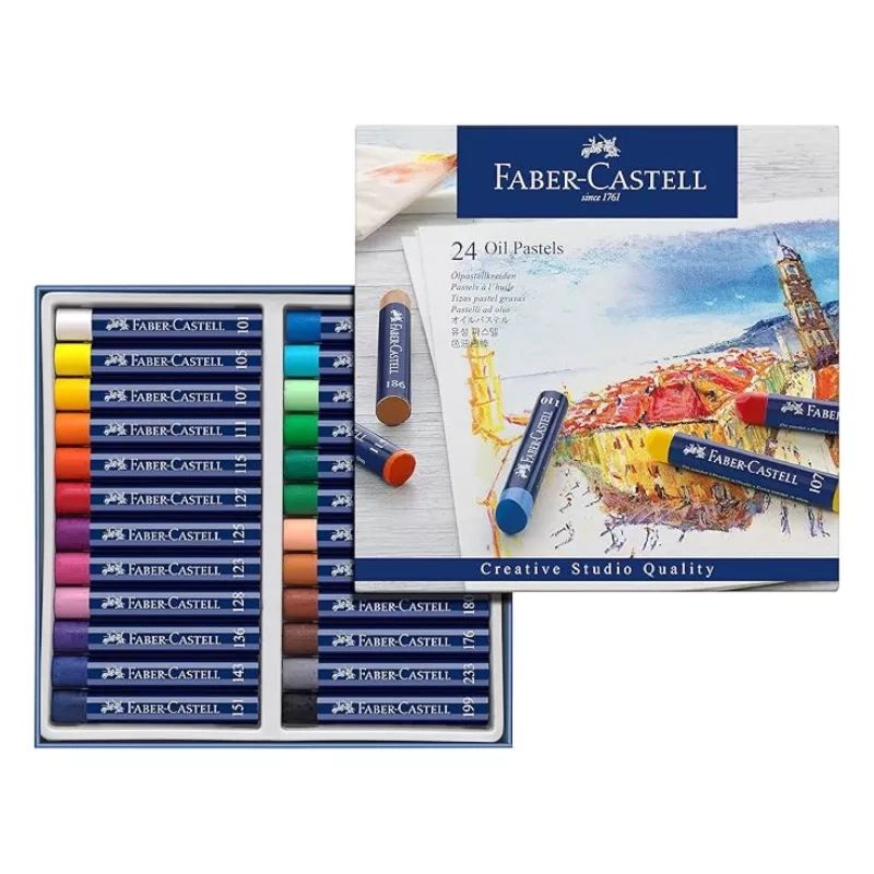 Pastel Óleo Faber-Castell 24 cores