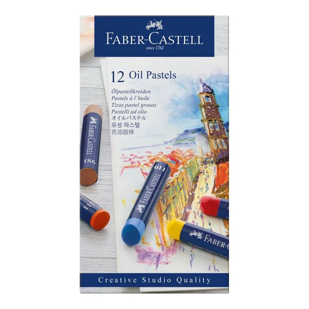 Pastel Óleo Faber-Castell 12 cores