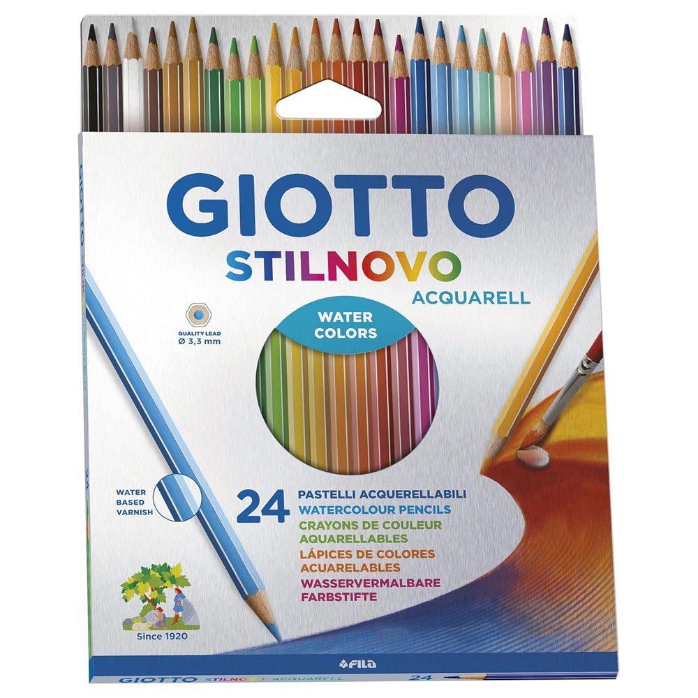 Lápis Cor Giotto Stilnovo Acquarell 24