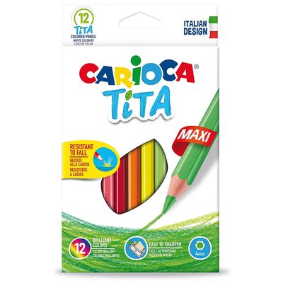 Lápis Cor Carioca Tita Maxi 12