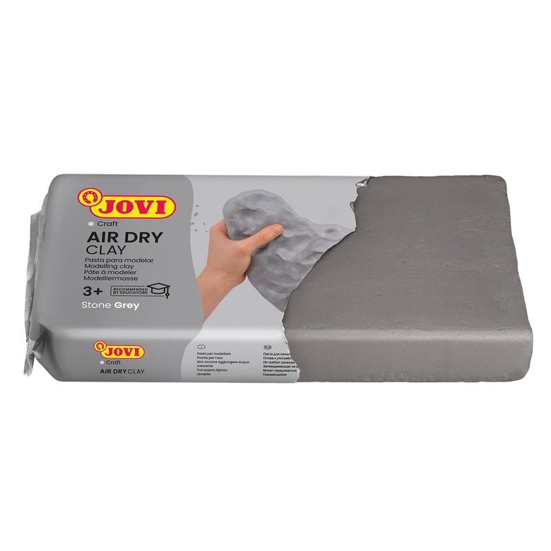 Pasta de Modelar Cinza Jovi 1Kg