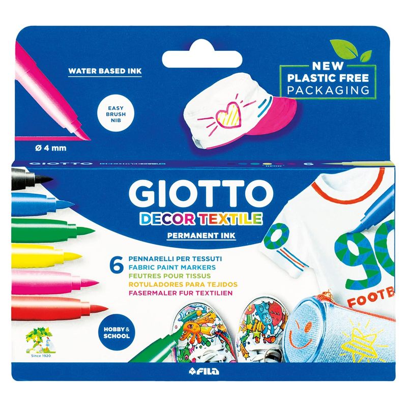 Marcador Tecidos Giotto Decor 6