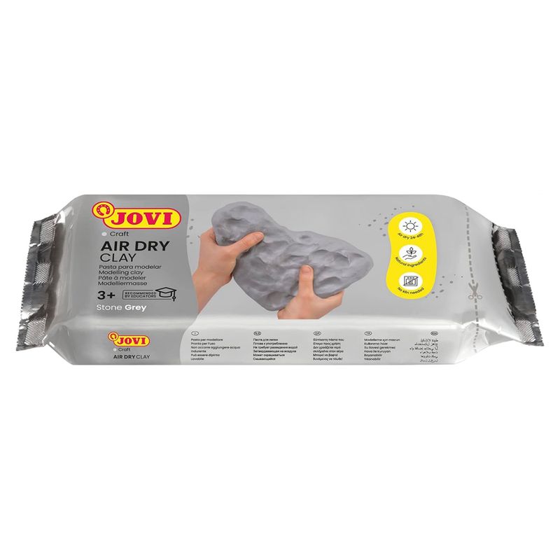 Pasta de Modelar Cinza Jovi 1Kg
