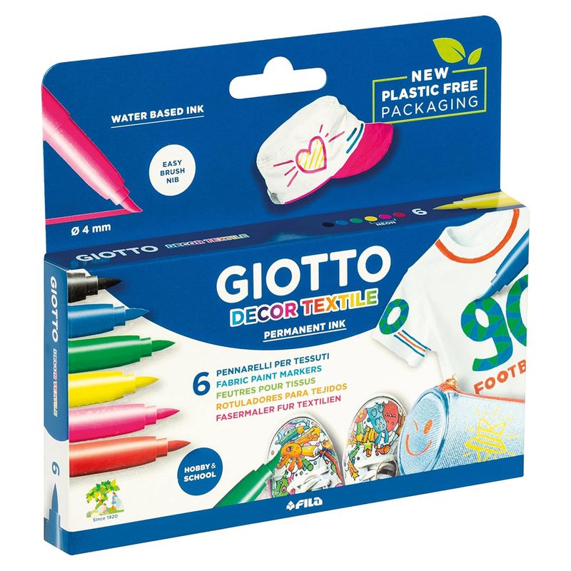 Marcador Tecidos Giotto Decor 6