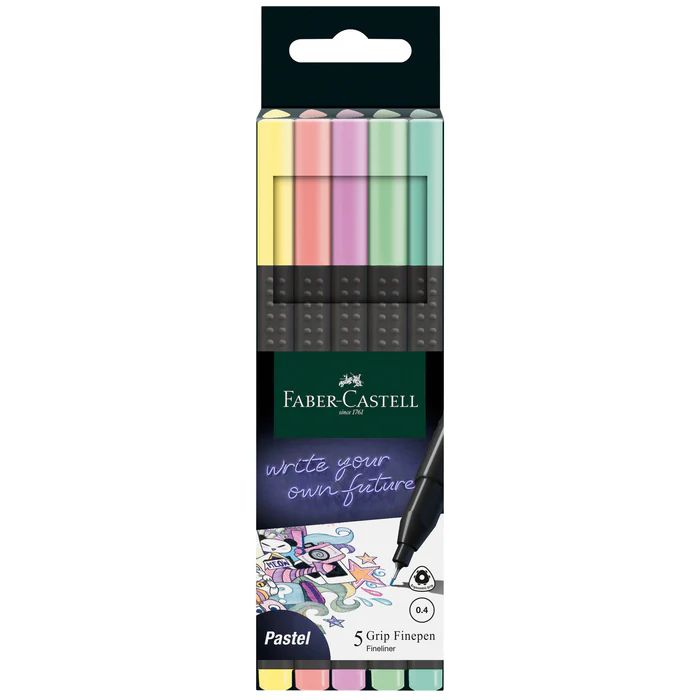 Marcador Fineliner Faber-Castell Pastel