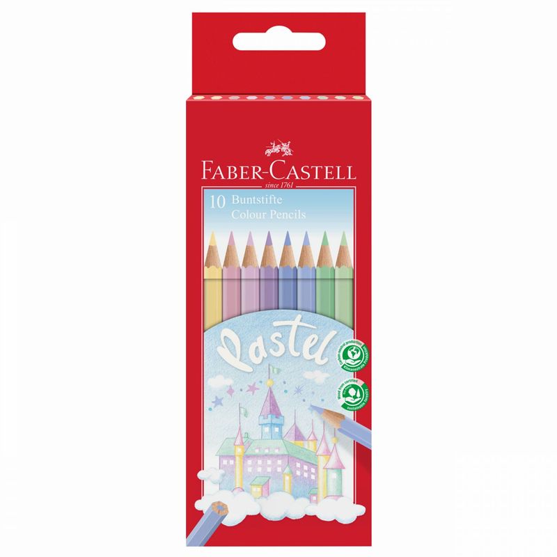 Lápis Cor Faber-Castell Pastel 10