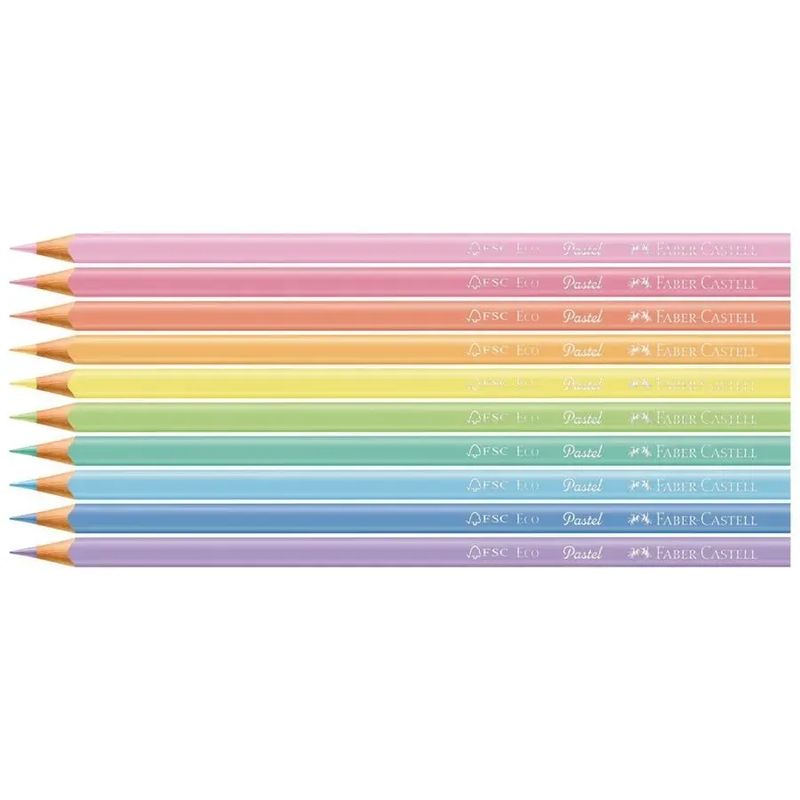 Lápis Cor Faber-Castell Pastel 10