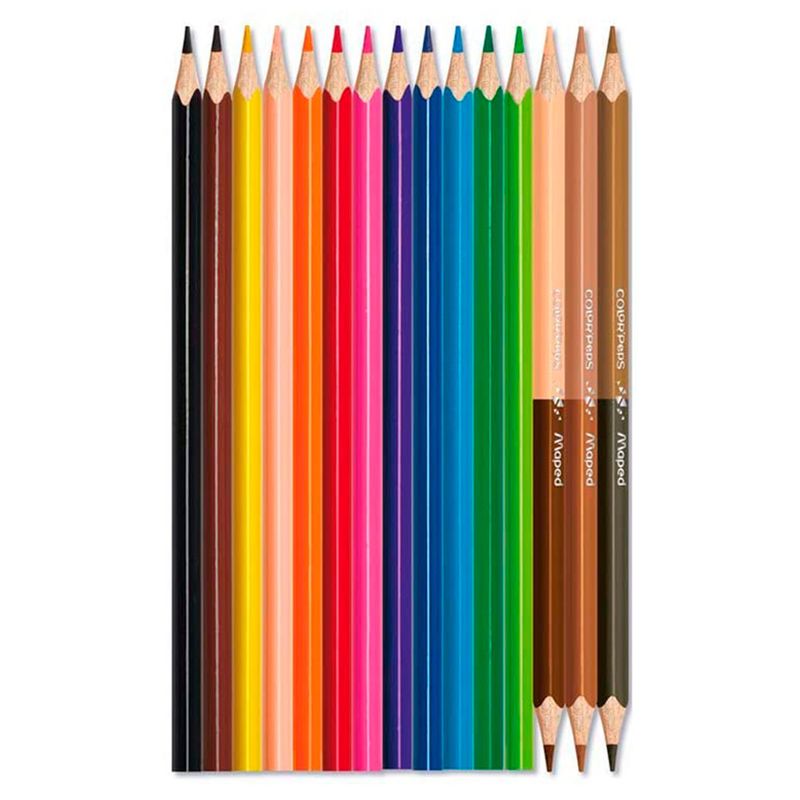 Lápis Cor Maped Color Peps 12 + 3