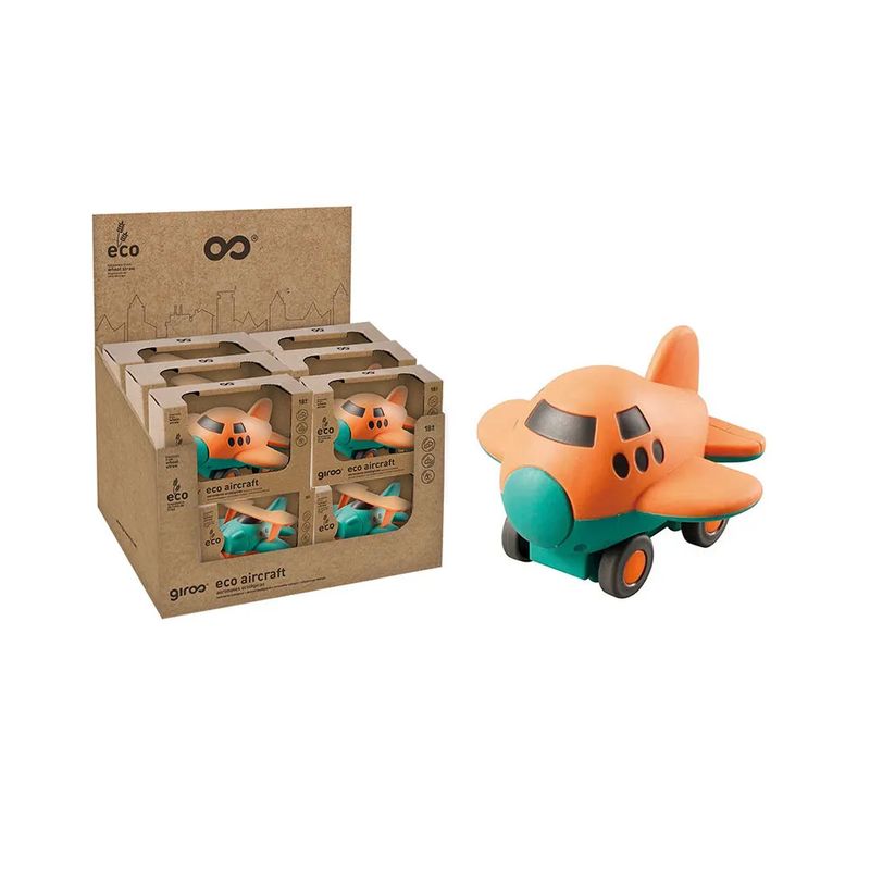 Giros Eco Avião Roda Livre 10 cm
