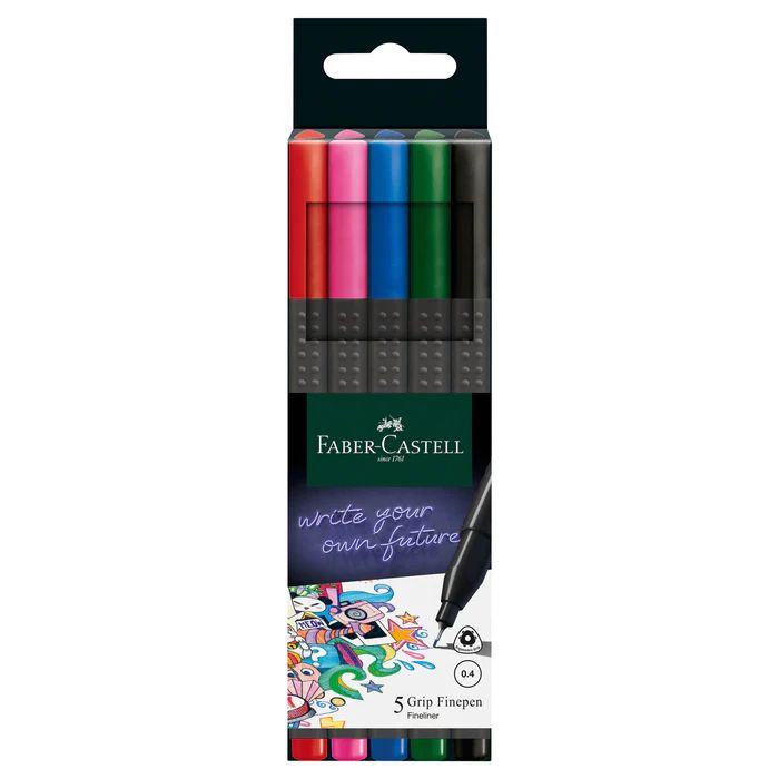 Marcador Fineliner Faber-Castell Basic