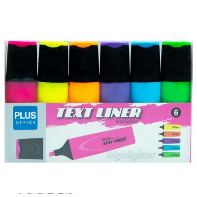 Sublinhador Plus Office Text Liner Pack