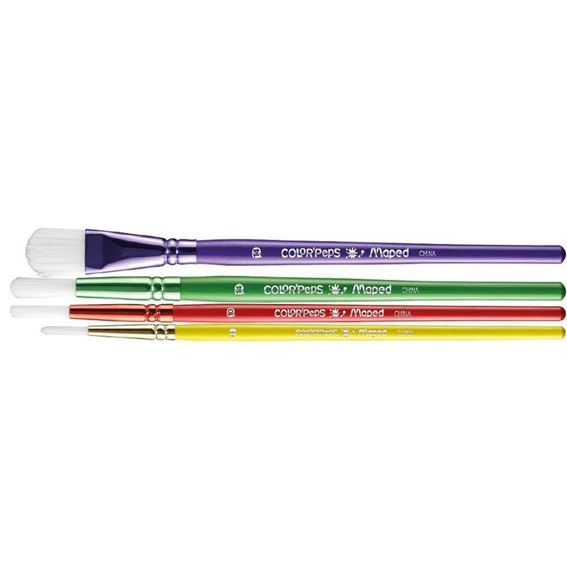 Pincel Maped Color Peps Sintético c/4un