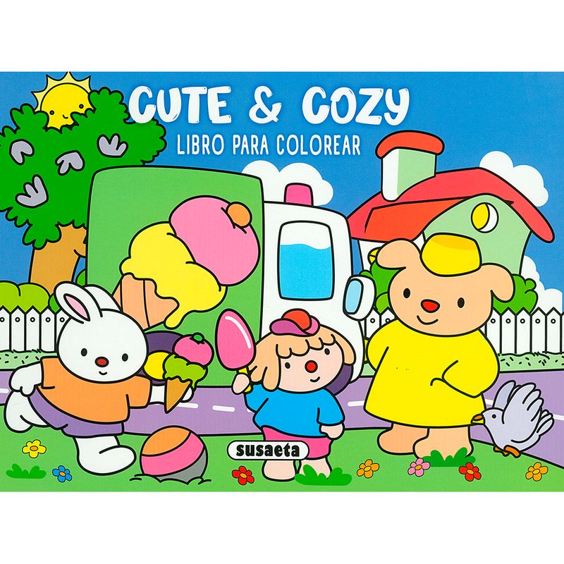 Livro de pintar Cute &amp; Cozy