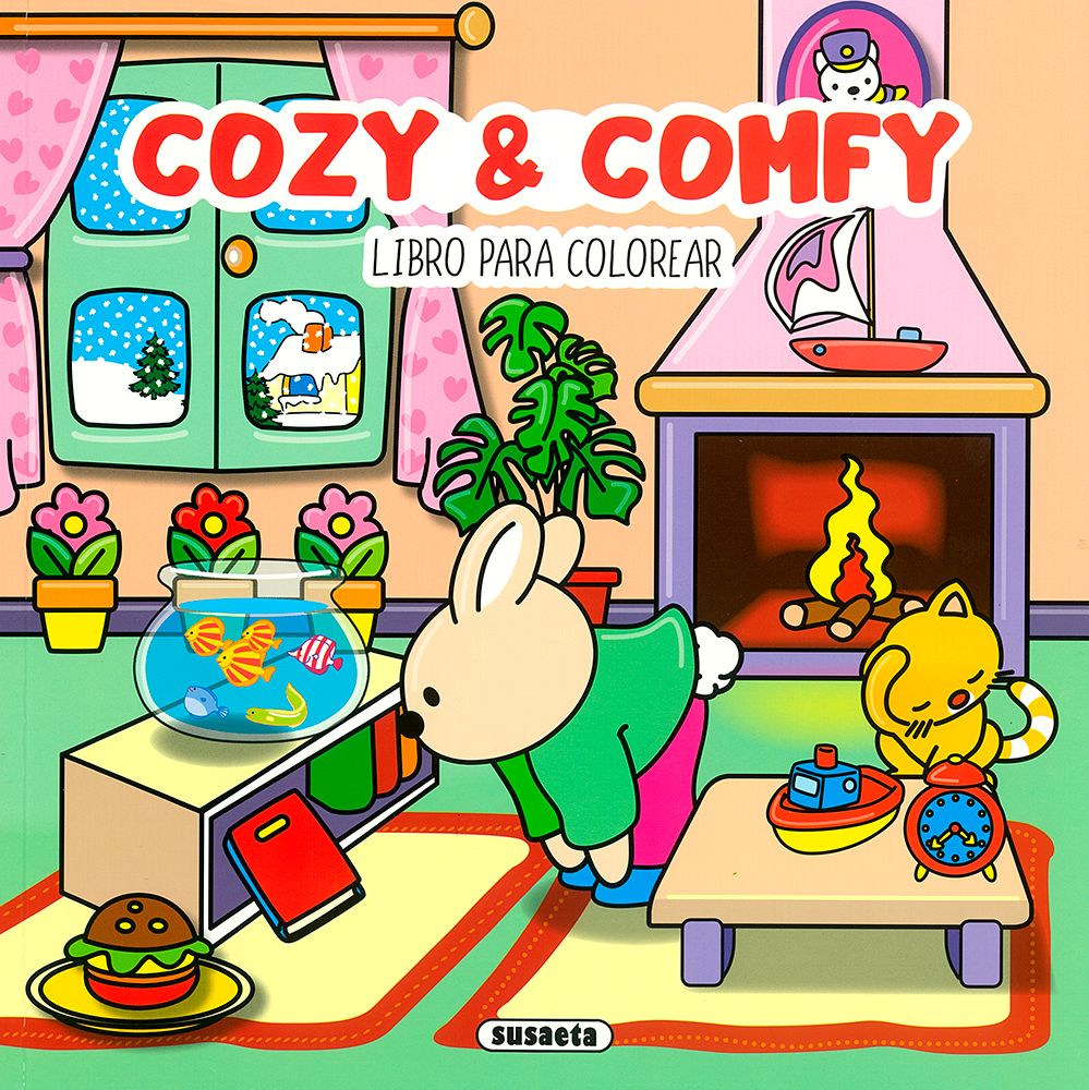 Livro de pintar Cozy &amp; Comfy