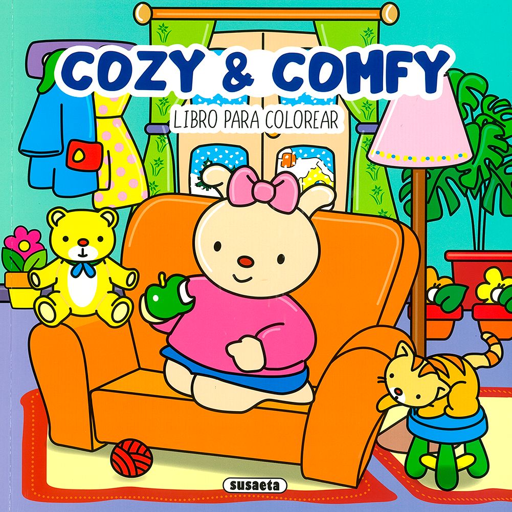 Livro de pintar Cozy &amp; Comfy