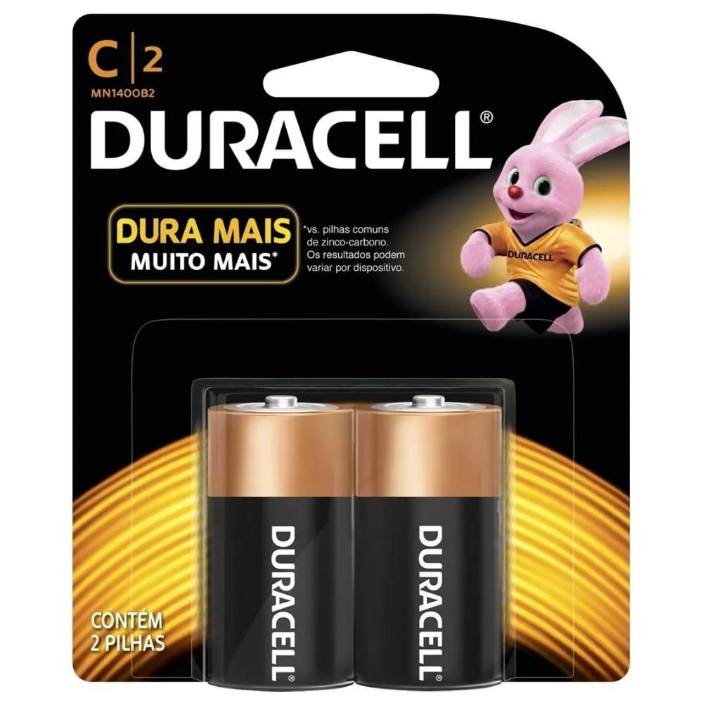 Pilhas Duracell C