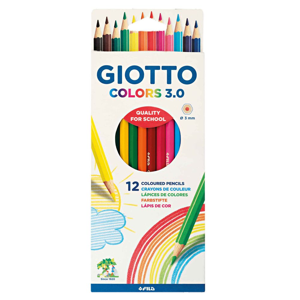 Lápis Cor Giotto Colors 3.0 12