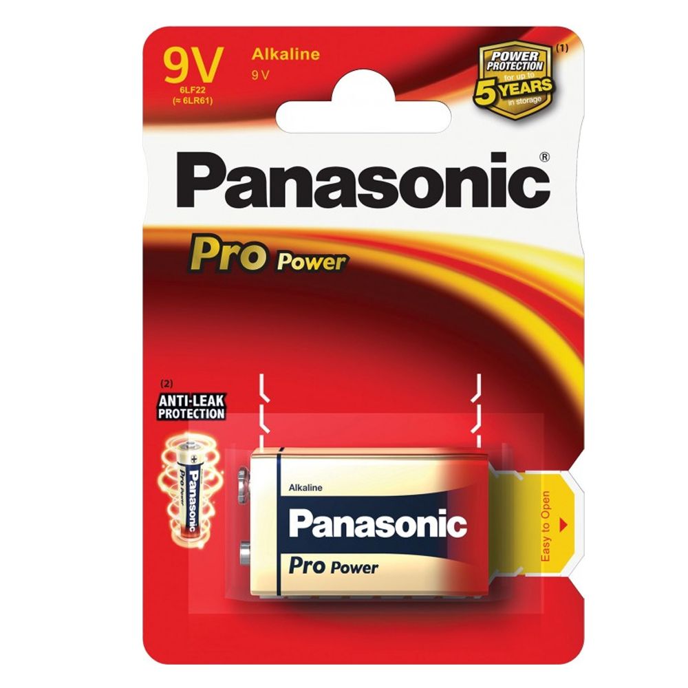 Pilhas Panasonic 9V
