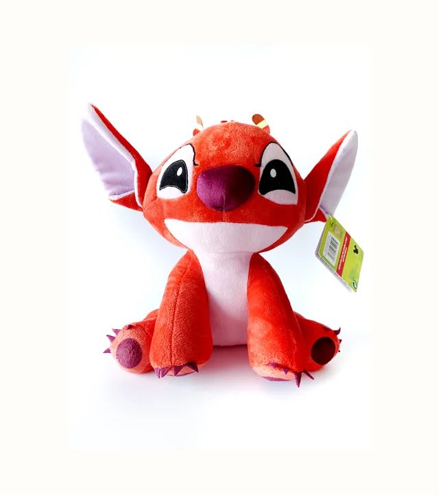 Peluche Lilo &amp; Stitch Leroy Vermelho 25cm.