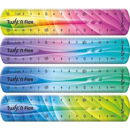 Régua Maped TWIST &amp; FLEX Decor Inquebrável 15cm