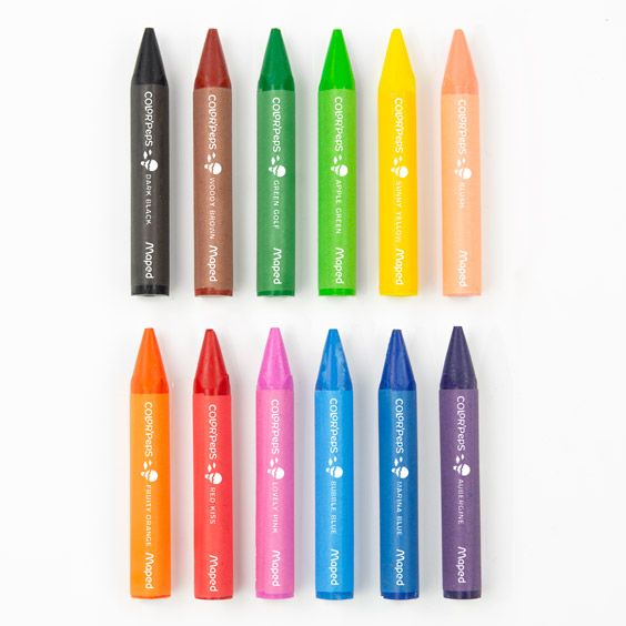 Lápis Cera Maped Wax Jumbo
